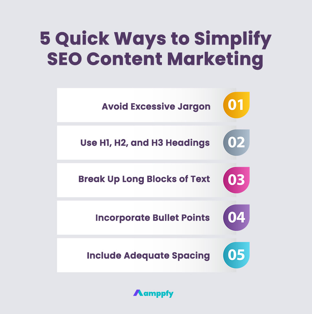 5 Quick Ways to Simplify SEO Content Marketing