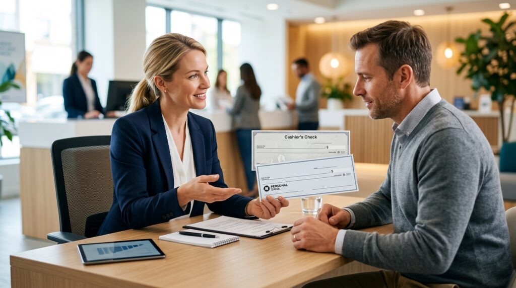 Cashier’s Check vs. Personal Check: Which Is Safer for Large Payments?