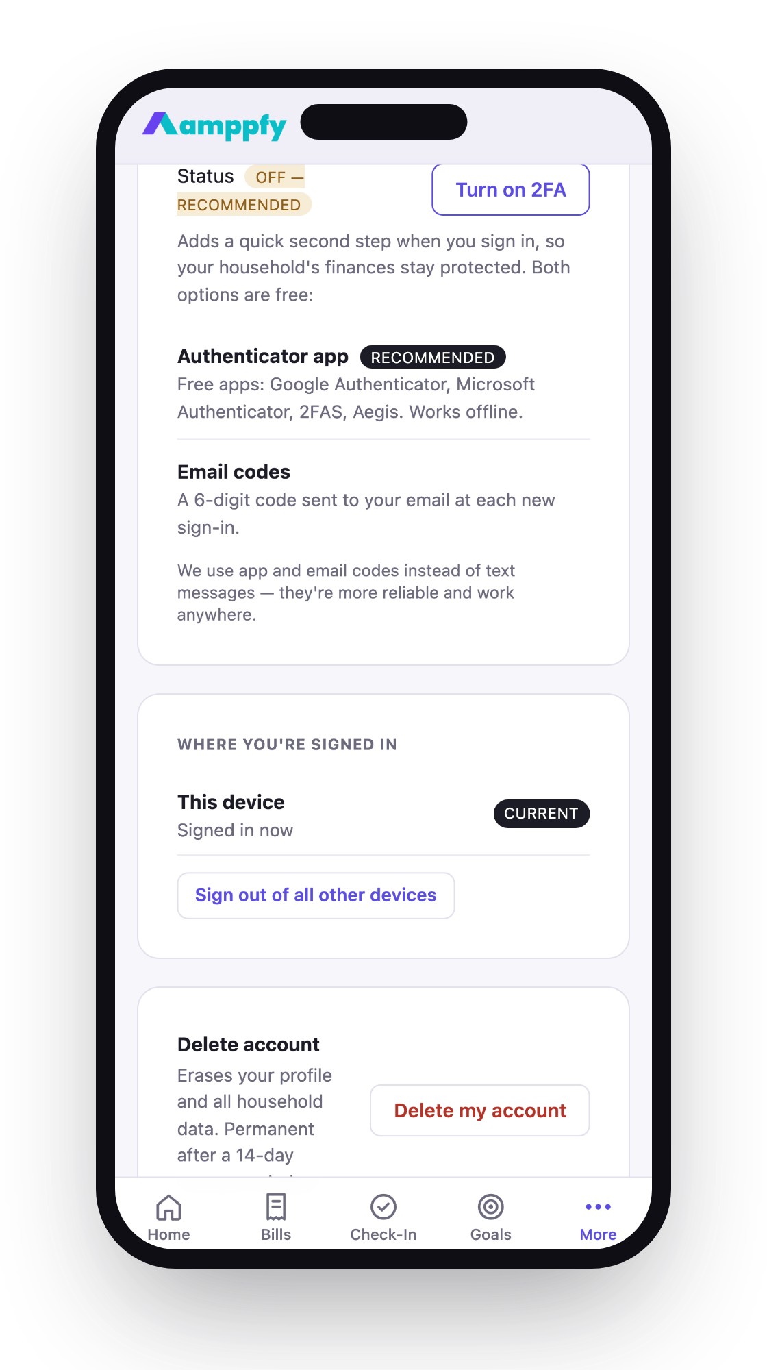 Delete account on iPhone — permanent after a 14-day window