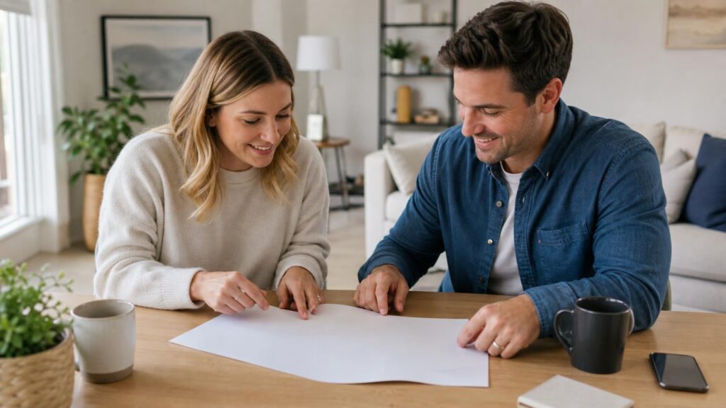 A Monthly Budget Meeting for Couples: One Picture, Ten Minutes